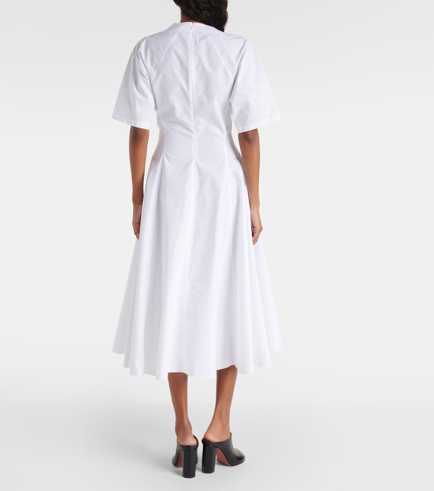 Alaia Cotton poplin midi dress