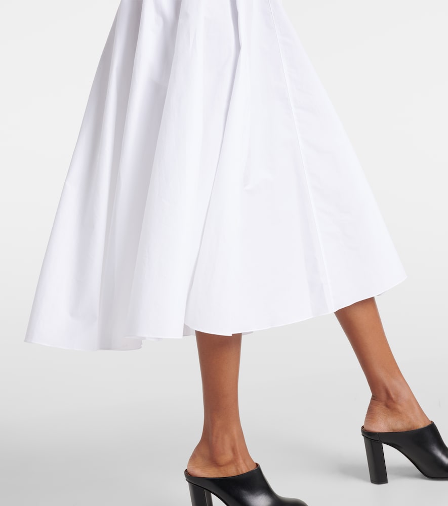 Alaia Cotton poplin midi dress