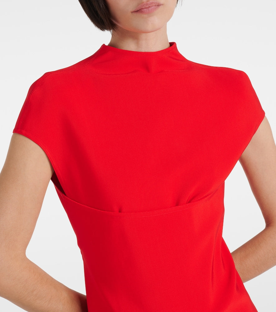 Alaia Cutout jersey maxi dress