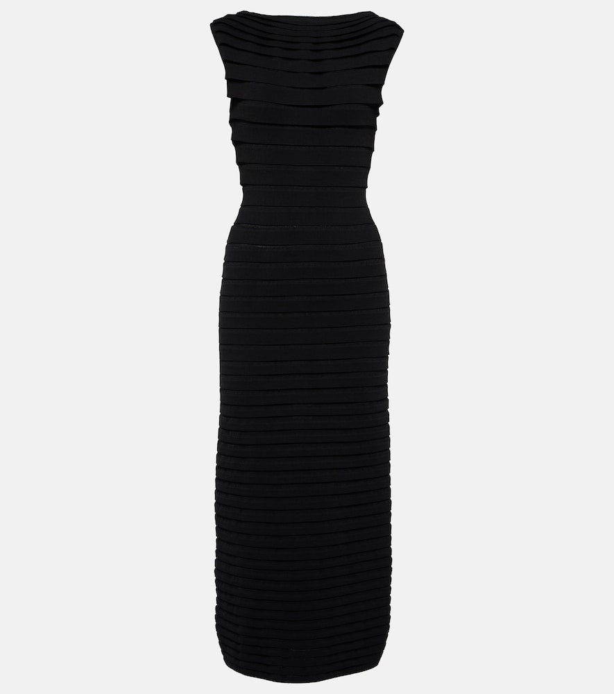 Alaia Striped midi dress. Alaia 条纹中长连衣裙