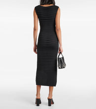 Alaia Striped midi dress