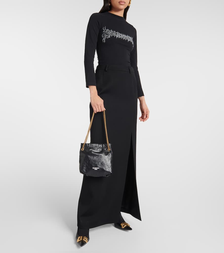 Balenciaga Crush Mini leather tote bag