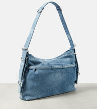 Givenchy Voyou Medium denim shoulder bag