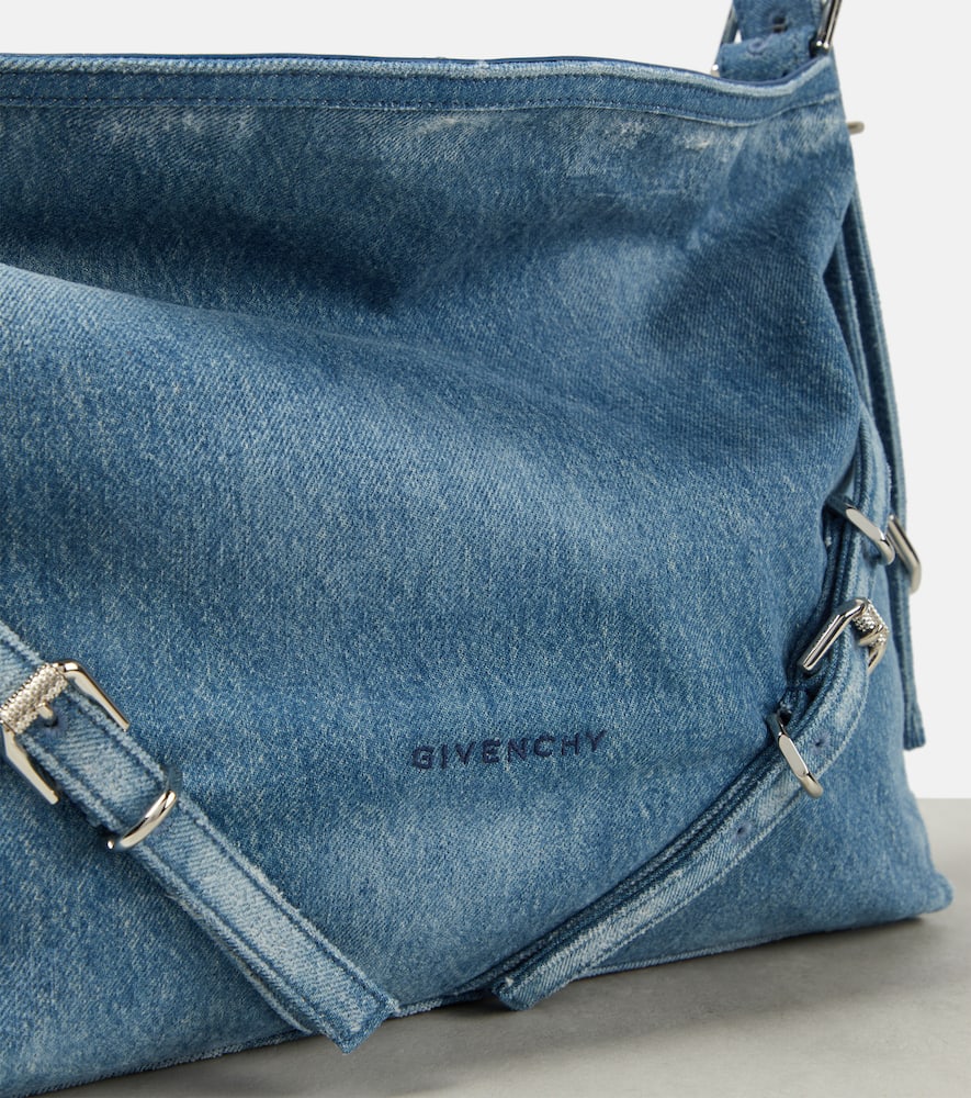 Givenchy Voyou Medium denim shoulder bag