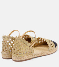 Aquazzura Sunburst raffia espadrille sandals