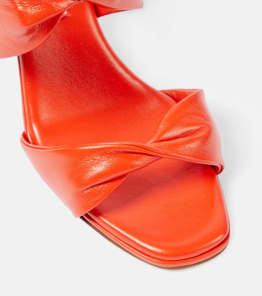 Aquazzura Twist leather wedge sandals