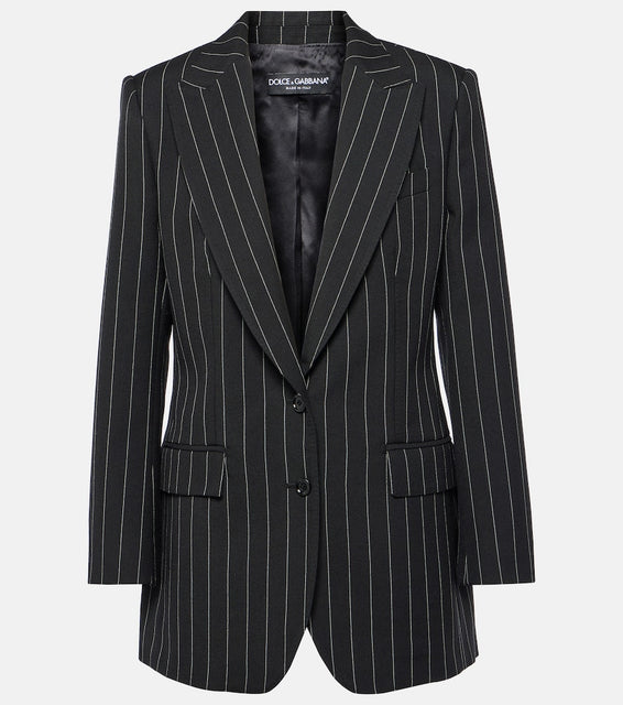 Dolce&Gabbana Pinstripe virgin wool blazer