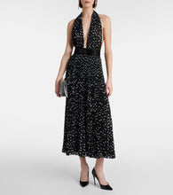 Dolce&Gabbana Polka-dot chiffon midi dress