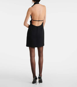 Dolce&Gabbana Halterneck virgin wool minidress