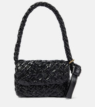 Bottega Veneta Kalimero Citt√É¬† Intreccio leather shoulder bag. Shop Bottega Veneta Shoulder Bags for women now.