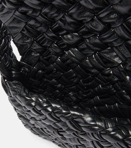 Bottega Veneta Kalimero Citt√É¬† Intreccio leather shoulder bag
