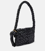 Bottega Veneta Kalimero Citt√É¬† Intreccio leather shoulder bag