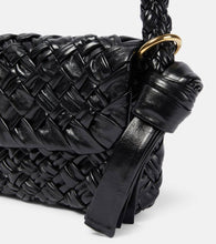 Bottega Veneta Kalimero Citt√É¬† Intreccio leather shoulder bag