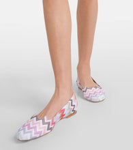 Missoni Zig Zag ballet flats
