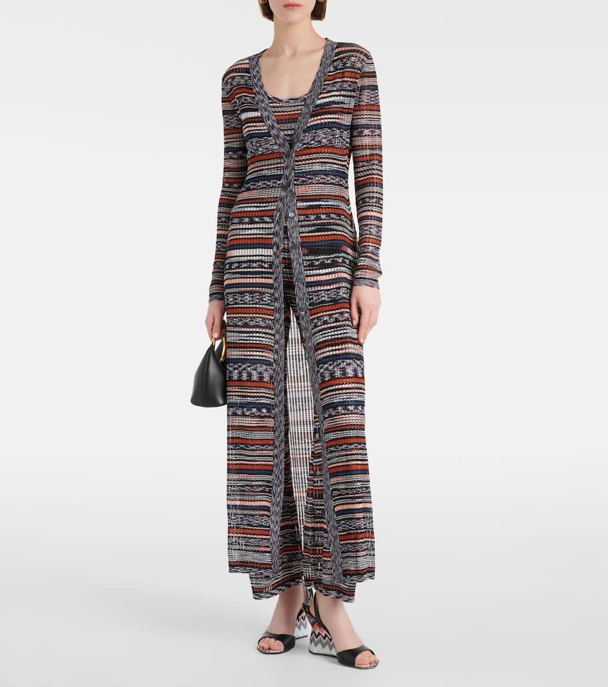 Missoni Zig Zag leather wedge sandals