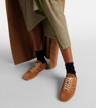 Dries Van Noten Leather and suede sneakers