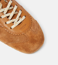 Dries Van Noten Leather and suede sneakers
