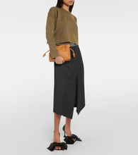 Loewe Flamenco Mini leather clutch