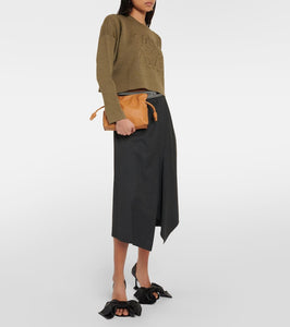 Loewe Flamenco Mini leather clutch
