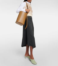 Loewe Pebble Medium leather bucket bag