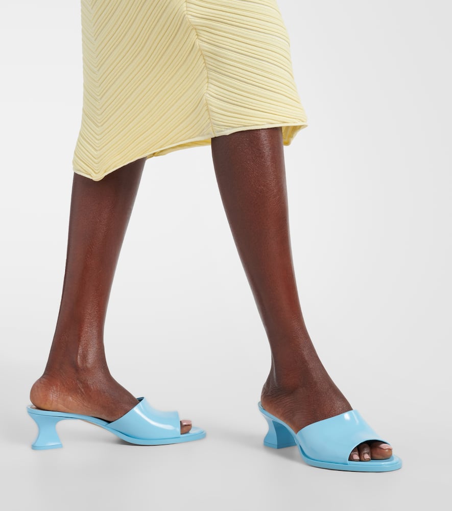 Bottega Veneta Cha-Cha leather mules