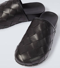 Bottega Veneta Intrecciato leather mules