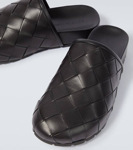 Bottega Veneta Intrecciato leather mules