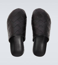 Bottega Veneta Intrecciato leather mules