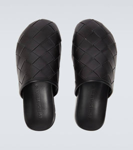 Bottega Veneta Intrecciato leather mules