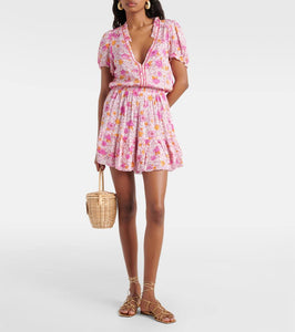 Poupette St Barth Floral minidress