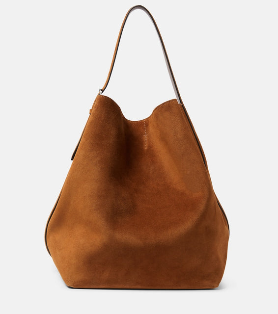 Toteme Belted suede tote bag. Shop Toteme Tote Bags for women now.