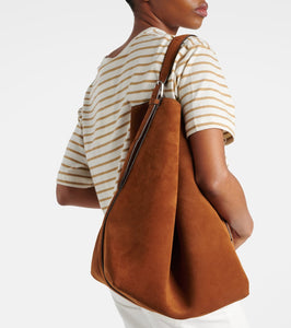 Toteme Belted suede tote bag