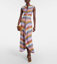 Missoni Draped Lamé maxi dress
