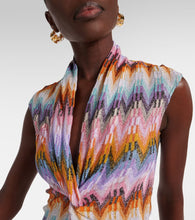 Missoni Draped Lamé maxi dress