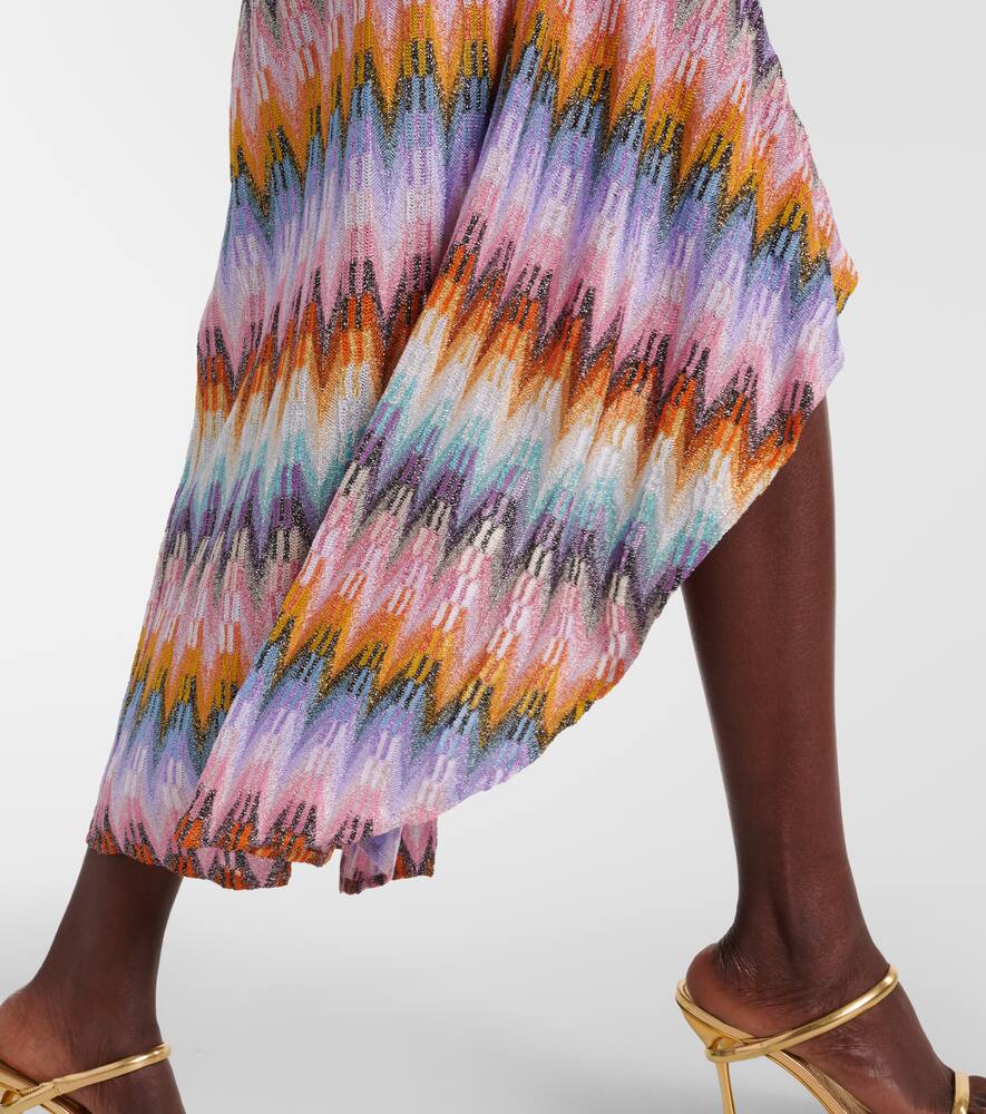Missoni Draped Lamé maxi dress