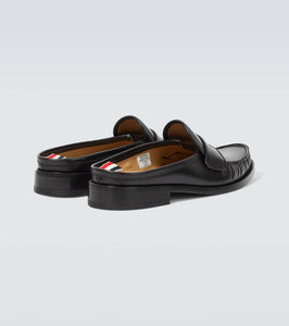 Thom Browne Leather penny loafer mules