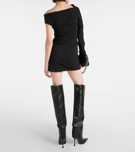 Maticevski Aroma draped jersey minidress