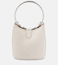 Alaia Ring Medium leather bucket bag. Shop Alaia Top-Handle Bags for women now.