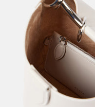 Alaia Ring Medium leather bucket bag