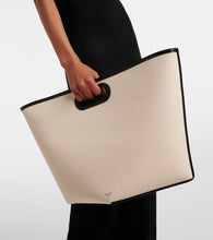 Alaia Folded Large canvas tote bag