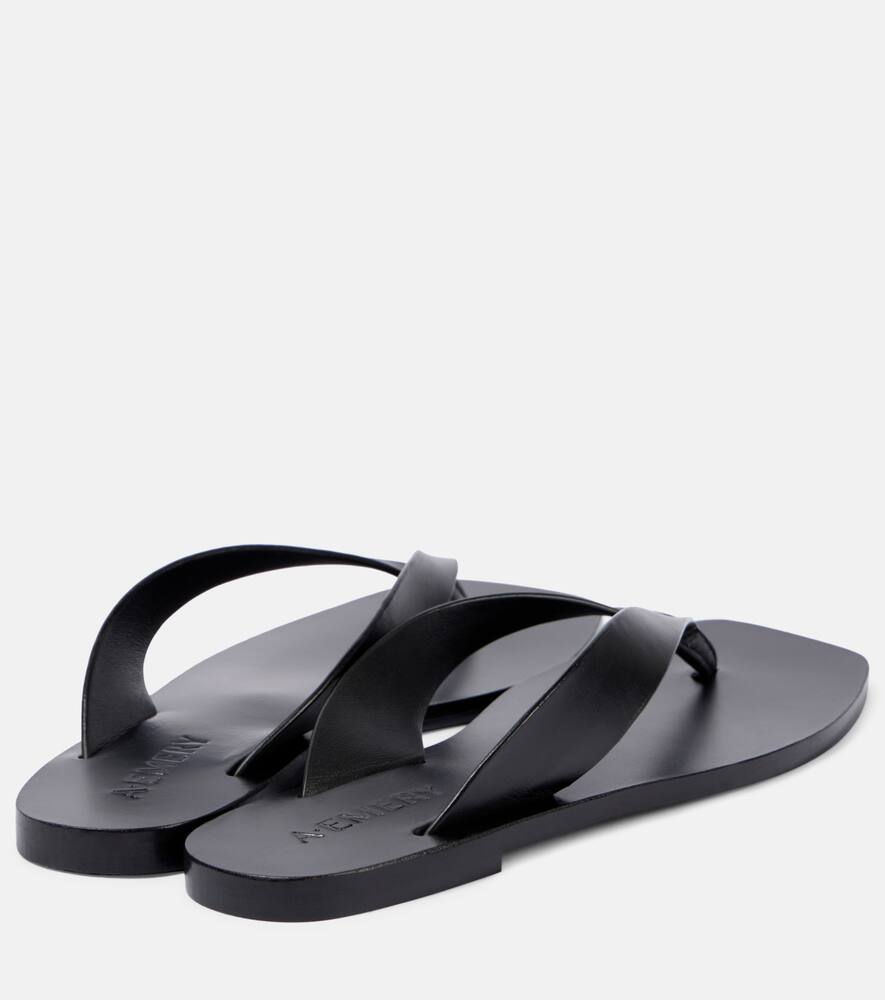A.Emery Kinto leather thong sandals