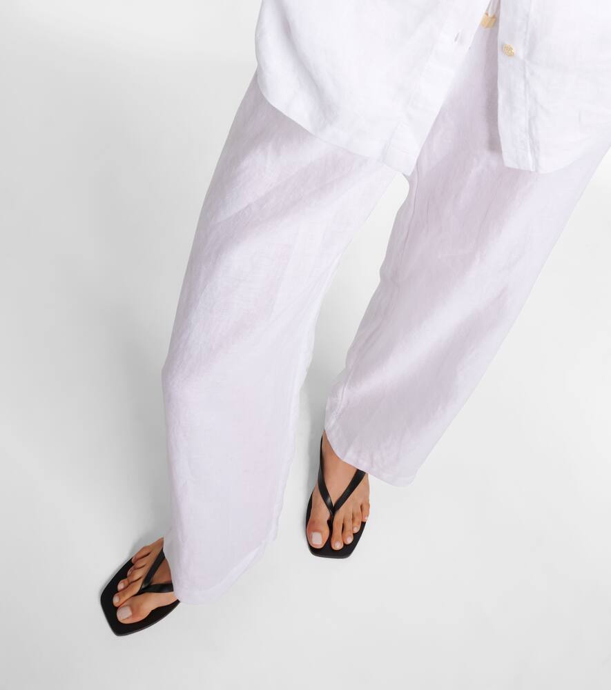 A.Emery Kinto leather thong sandals