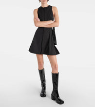 Ami Paris Godet cotton poplin shirt dress
