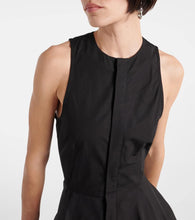 Ami Paris Godet cotton poplin shirt dress