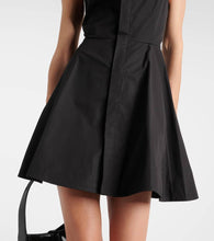 Ami Paris Godet cotton poplin shirt dress