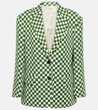 Dries Van Noten Checked single-breasted blazer - Dries Van Noten 格纹单排扣西装外套