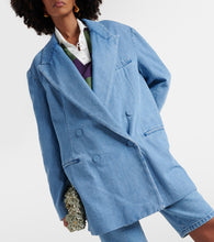 Dries Van Noten Oversized denim blazer