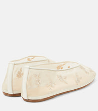 Magda Butrym Embroidered mesh ballet flats