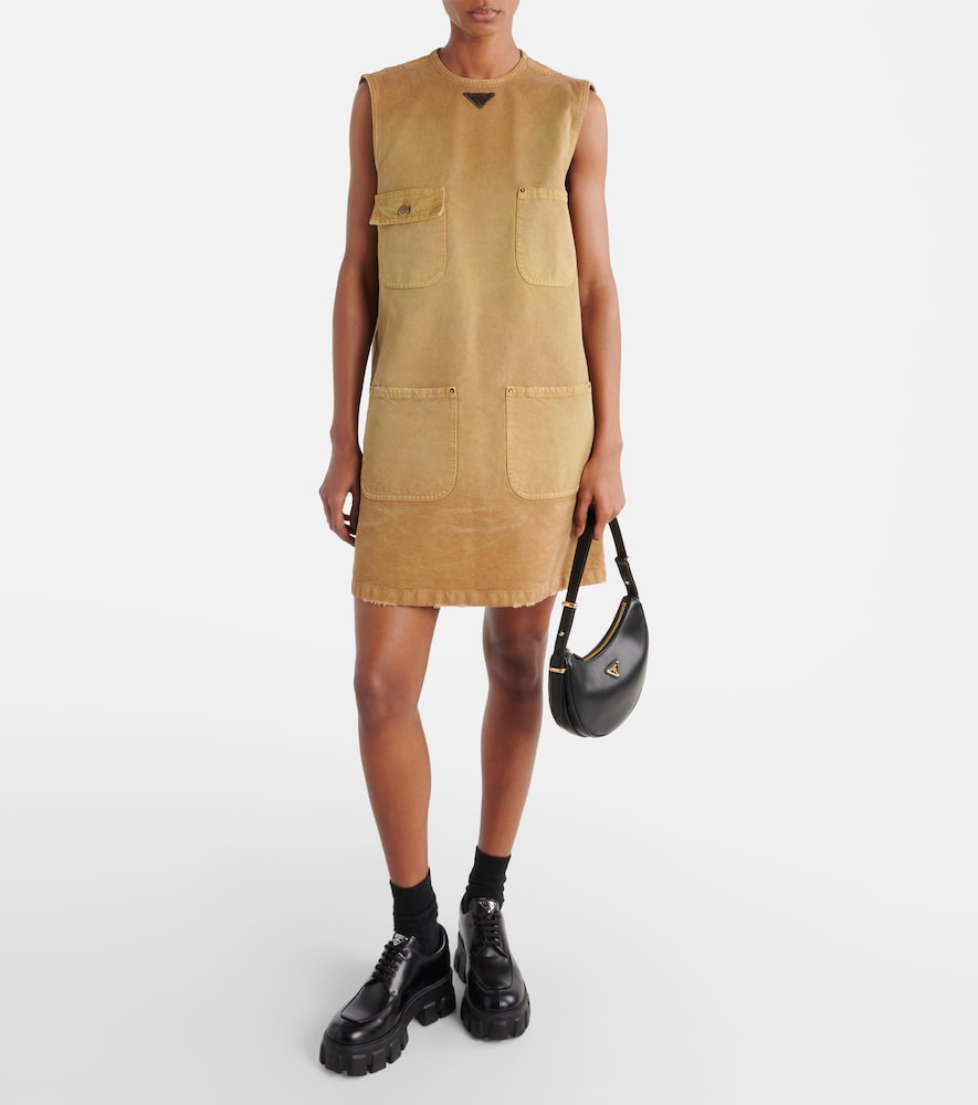 Prada Cotton canvas shift dress