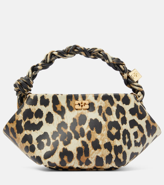 Ganni Bou Mini leather shoulder bag. Shop Ganni Shoulder Bags for women now.